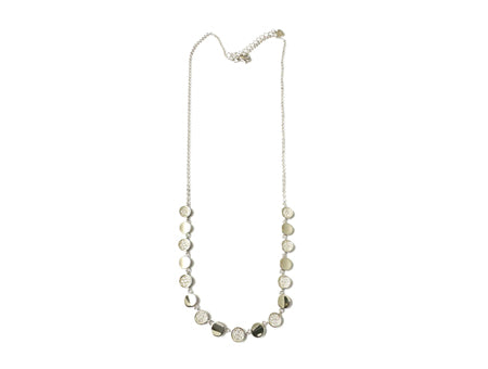 A Silver Cubic Zirconia Necklace