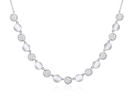 A Silver Cubic Zirconia Bracelet