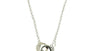 A Silver White CZ Necklace