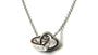 Silver Cz Heart Necklace