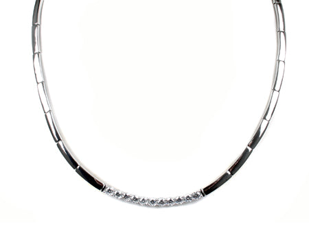 A White Cubic Zirconia Bracelet