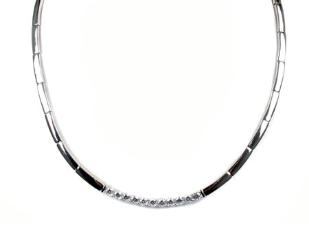 A White Cubic Zirconia Bracelet