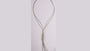 A White Cubic Zirconia Necklace.