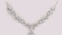 A White Cubic Zirconia Silver Necklace