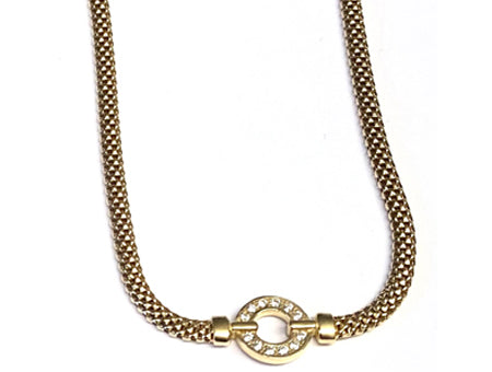 New Yellow Gold & Cubic Zirconia Bracelet