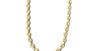 A Yellow Gold Plated White Cubic Zirconia Necklace