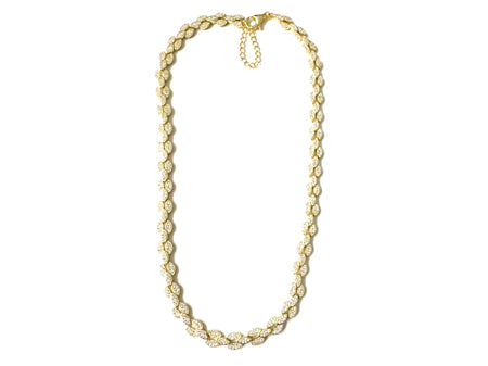 A Yellow Gold Plated Silver Cubic Zirconia Bracelet