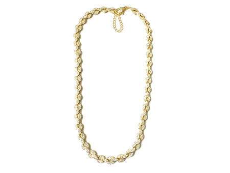 A Yellow Gold Plated Silver Cubic Zirconia Bracelet