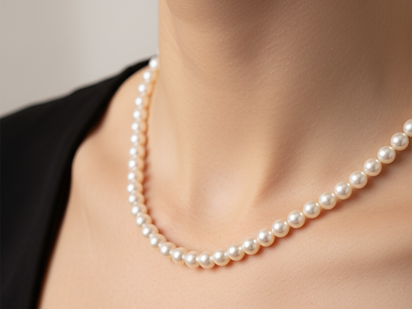 Pearl Necklace 8mm 18″