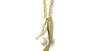 Yellow Plated Silver Pearl Necklace