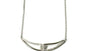 A White Gold Cz Necklace