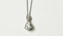 A White Gold White Cz Necklace