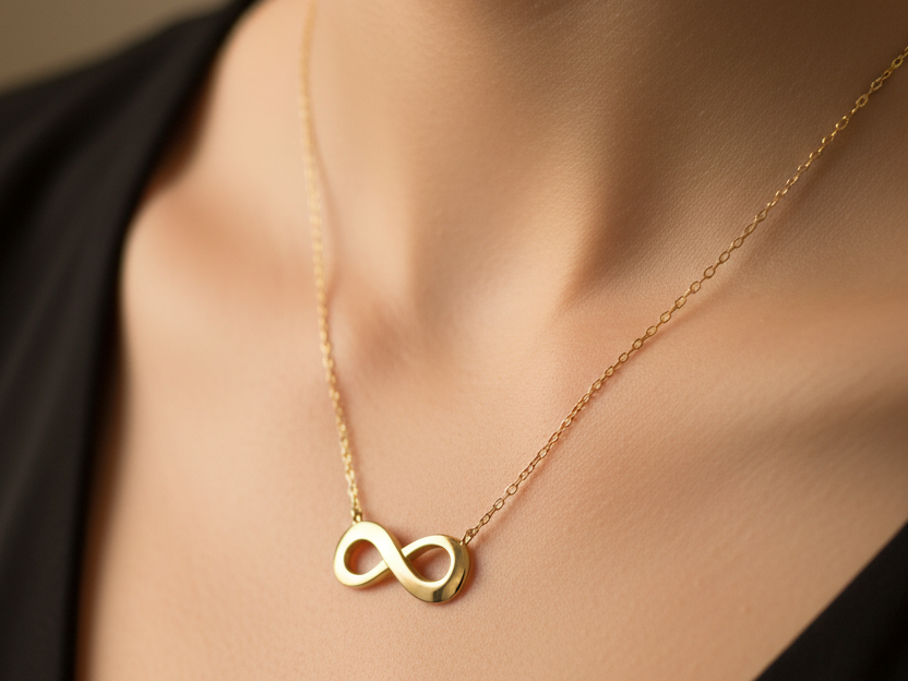 A Yellow Gold  Necklace
