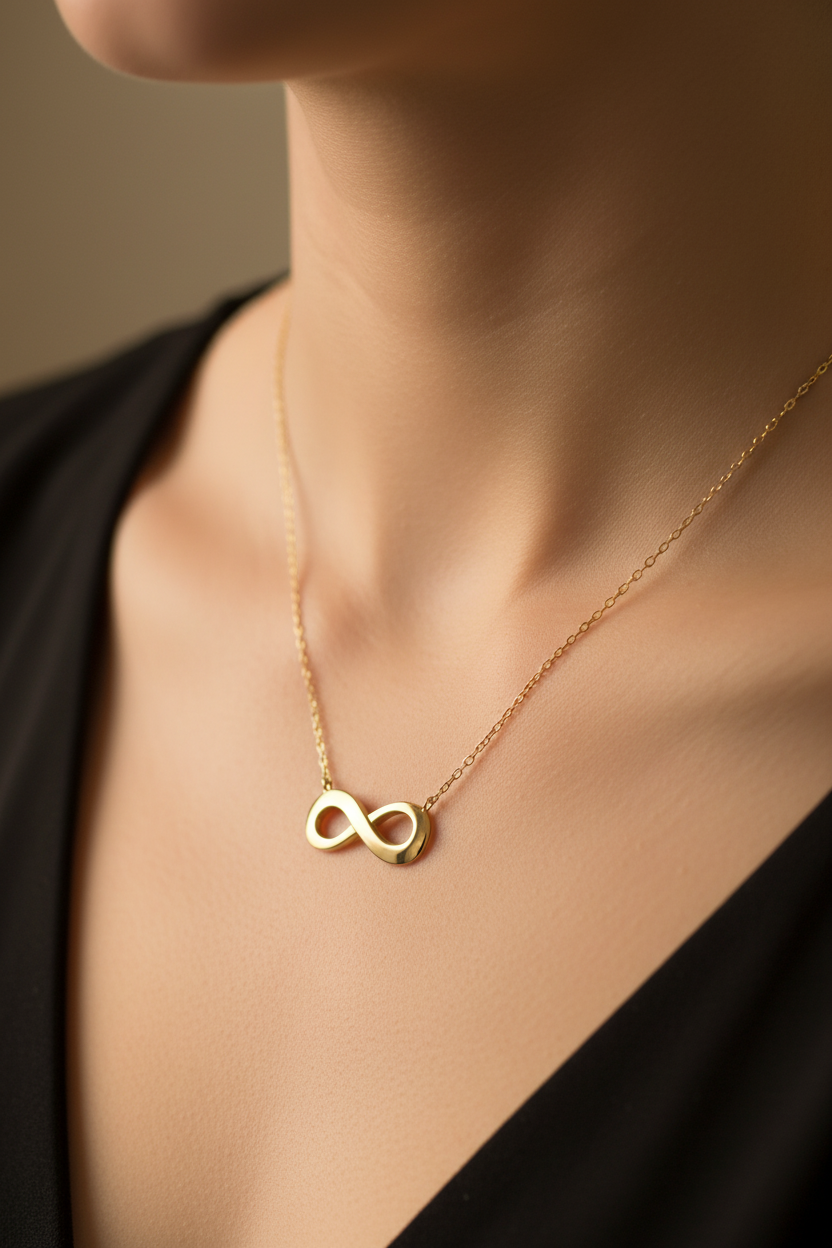 A Yellow Gold  Necklace