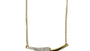 A Yellow Cz Gold Necklace