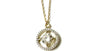 A Yellow Gold White Cz Necklace