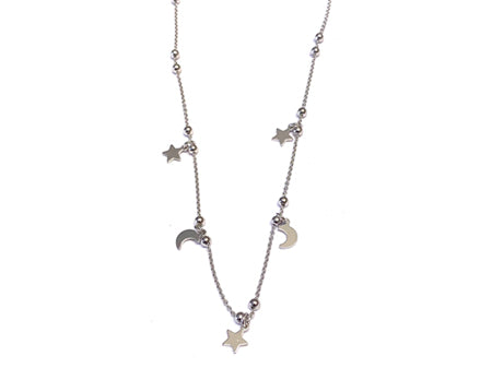 A Simply Silver Necklace.