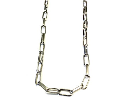 A Simply Silver Necklace.