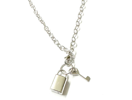 A Silver Padlock Bracelet