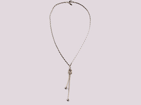 A Simply Silver Necklace.
