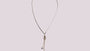 A Simply Silver Necklace.