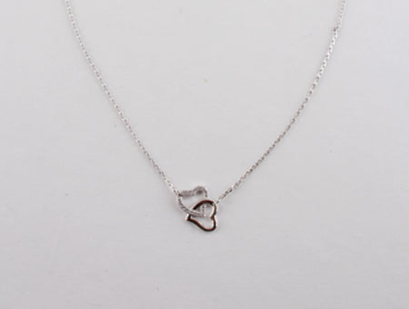 A Simply Silver Necklace.