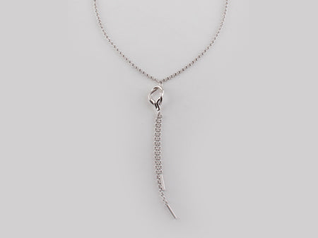 A Simply Silver Necklace.