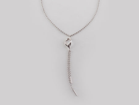 A Simply Silver Necklace.