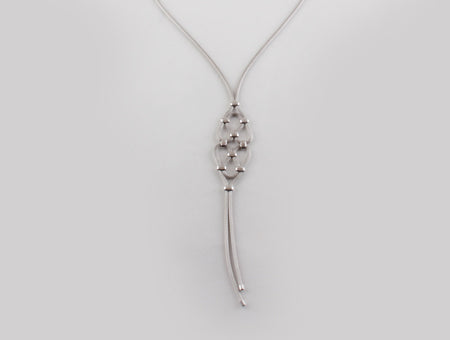 A Simply Silver Necklace.