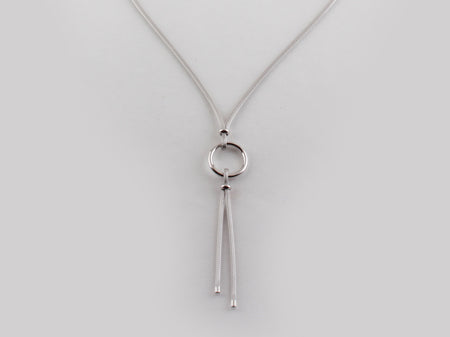 A Simply Silver Necklace.