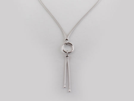 A Simply Silver Necklace.