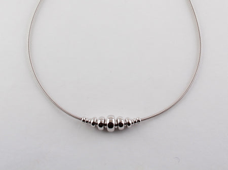 A Simply Silver Necklace.