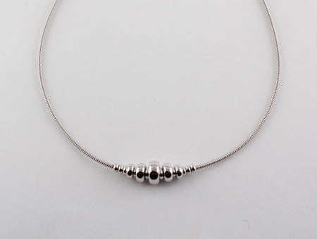 A Simply Silver Necklace.