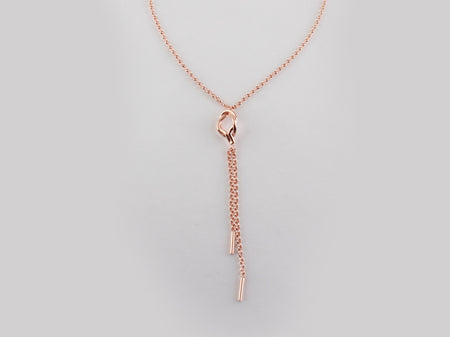 A Simply Silver Necklace.