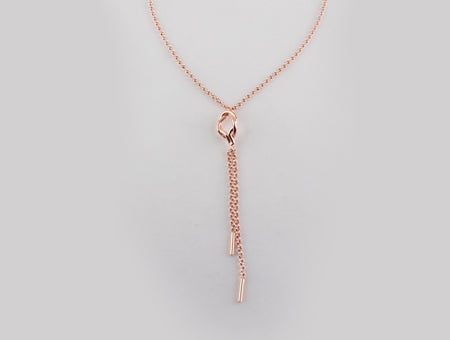 A Simply Silver Necklace.