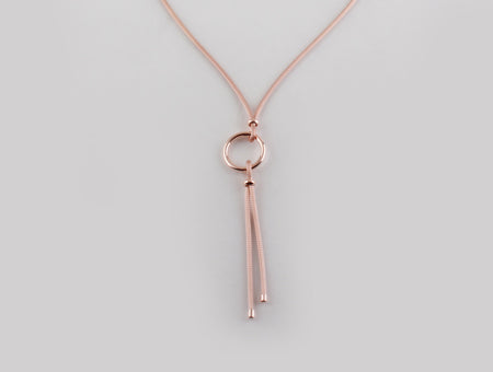 A Simply Silver Necklace.