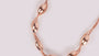Silver with Rose Gold Plate Necklace