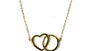 A Simply Silver Yellow Plated Heart Necklace.
