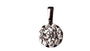 9 CT White Gold Pendant Chained
