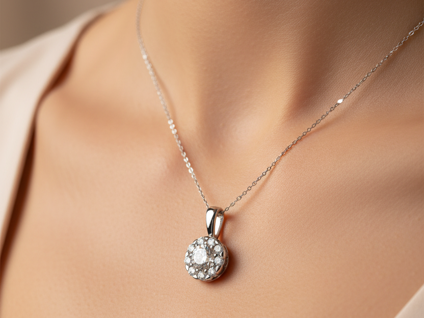 9 CT Yellow Gold Pendant Chained