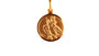 St Christopher’s Round Medal 9 Ct Yellow Gold Small