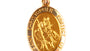 St Christopher’s 9 Ct Yellow Gold Oval Medal Medium