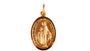9 Ct Yellow Gold Small Miraculous Medal