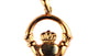 9 Carat Yellow Gold Irish Claddagh Pendant