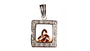 Rose Gold Plated On Silver Pendant