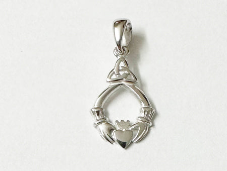 Claddagh Silver Pendant
