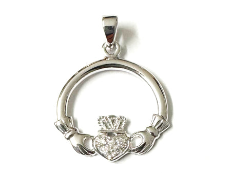 Claddagh Silver Pendant