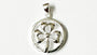 Celtic Silver Shamrock Pendant