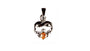 Claddagh November BirthStone Silver Pendant