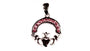 Claddagh Silver Pink October BirthStone Pendant